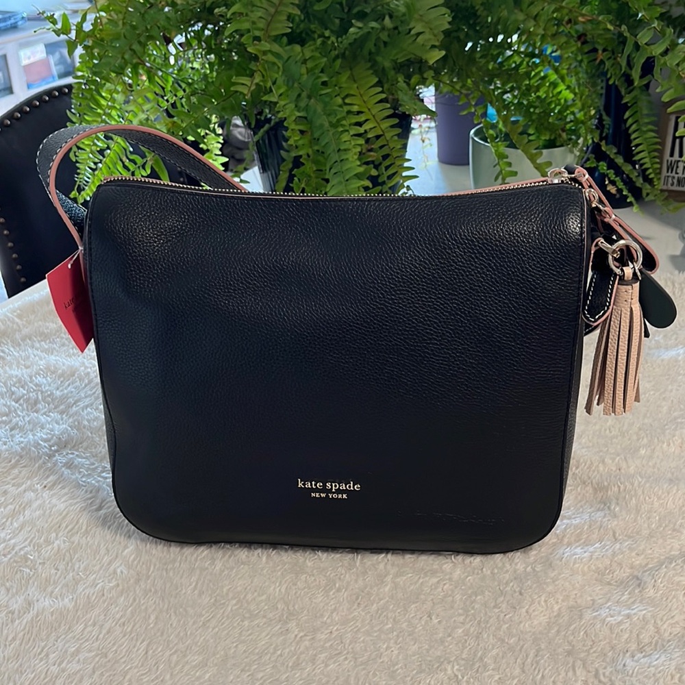 Kate Spade Beautiful Large Black Shoulder Bag. Brand New. Please see all photos